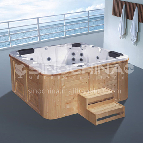 Luxury hot spring pool massage pool hydrotherapy multi-person SPA massage surfing bathtub outdoor jacuzzi AO-6012
